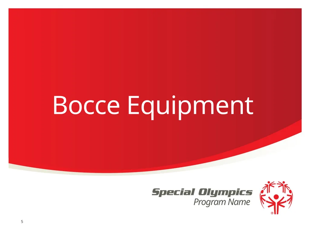 Bocce 1 The Basics Sport season: April - June - slide 5 of 23