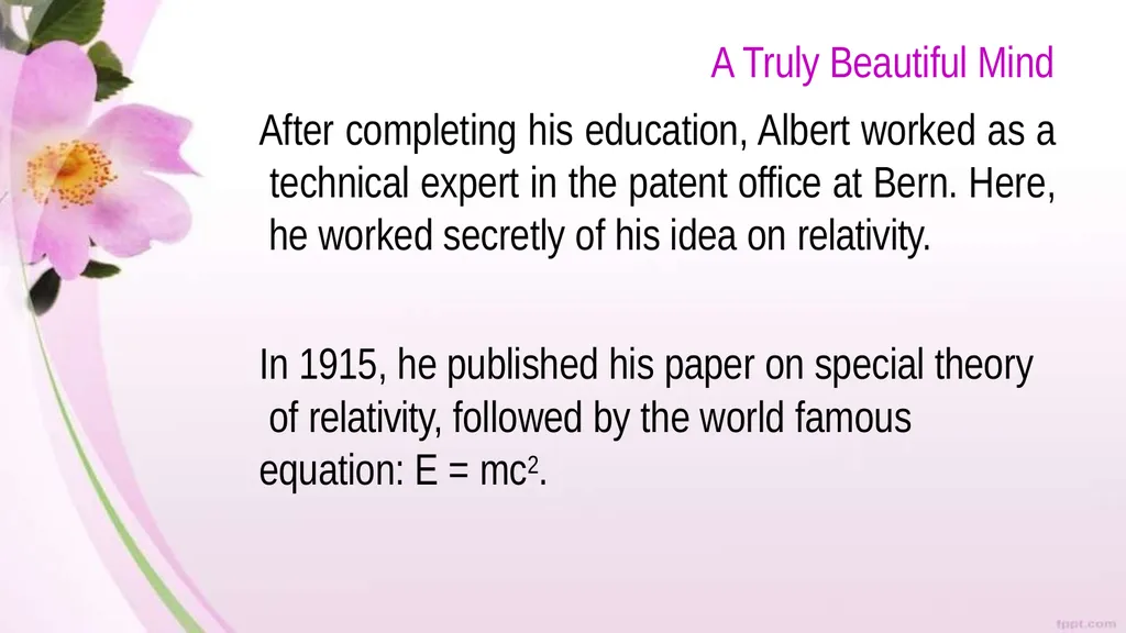 A Truly Beautiful Mind Class IX Prose THEME This - slide 11 of 18