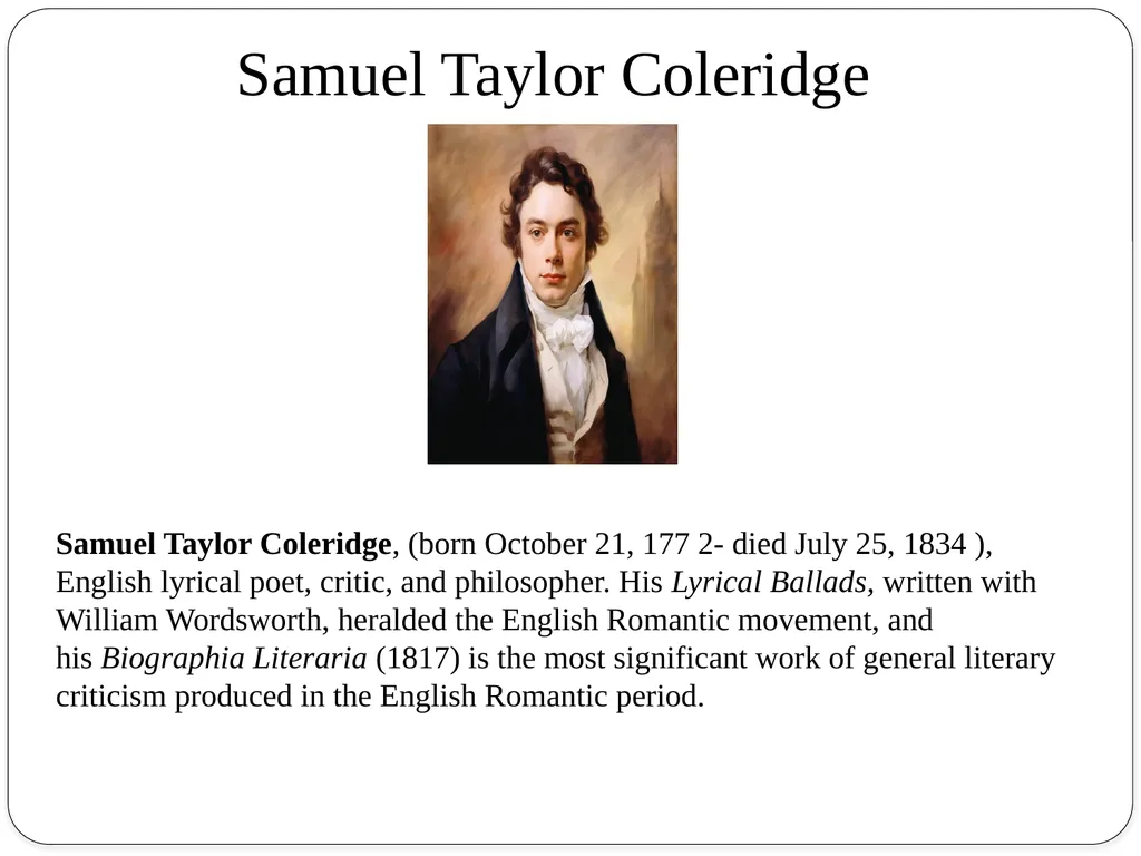 The Ancient Mariner Samuel Taylor Coleridge - slide 2 of 6