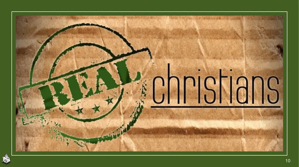 Are You Truly A Christian? Scripture Reading: John - slide 10 of 13