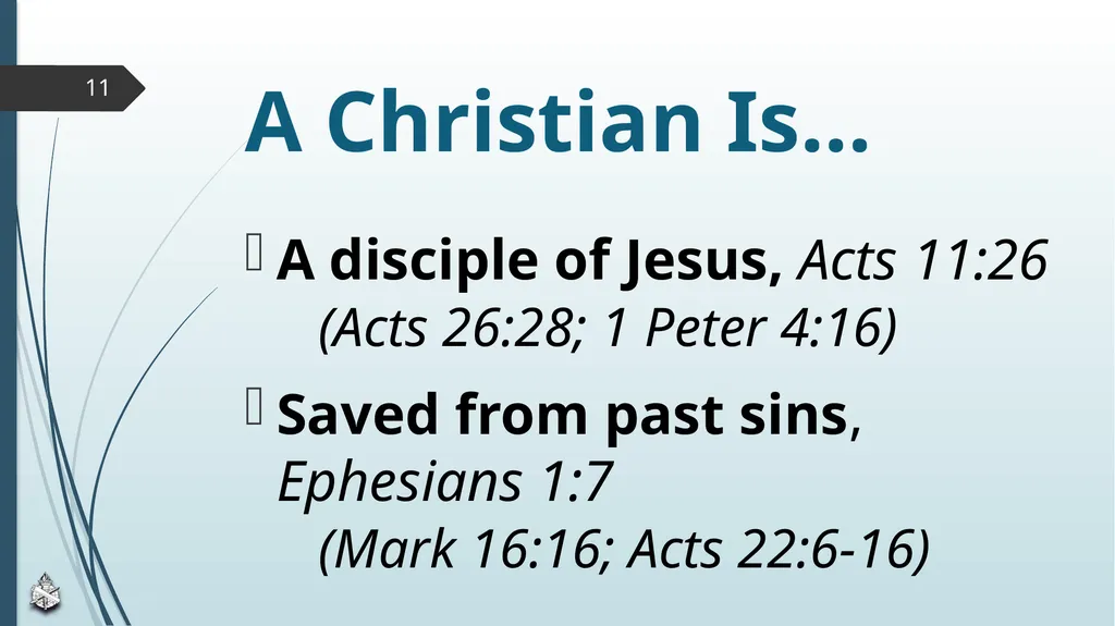 Are You Truly A Christian? Scripture Reading: John - slide 11 of 13