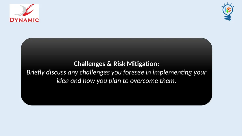 Dynamic Hackathon: Idea Submission Template - slide 10 of 11