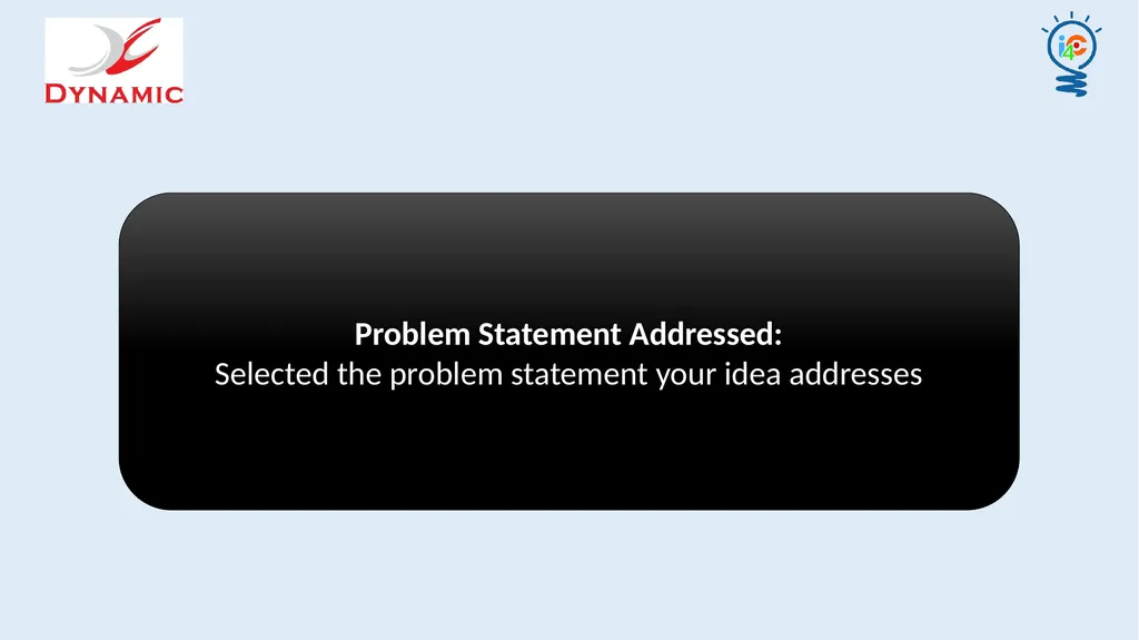Dynamic Hackathon: Idea Submission Template - slide 3 of 11