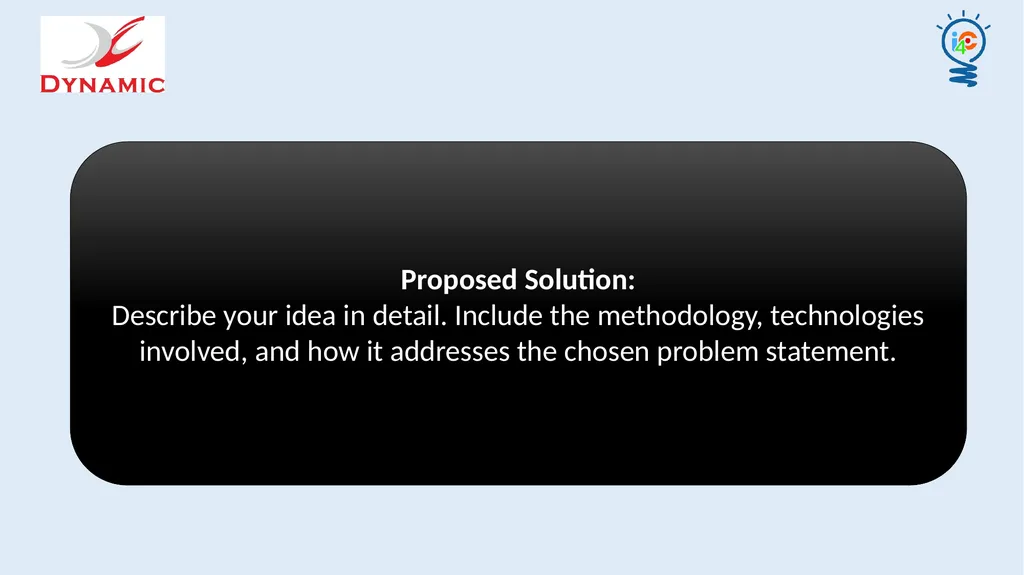 Dynamic Hackathon: Idea Submission Template - slide 5 of 11