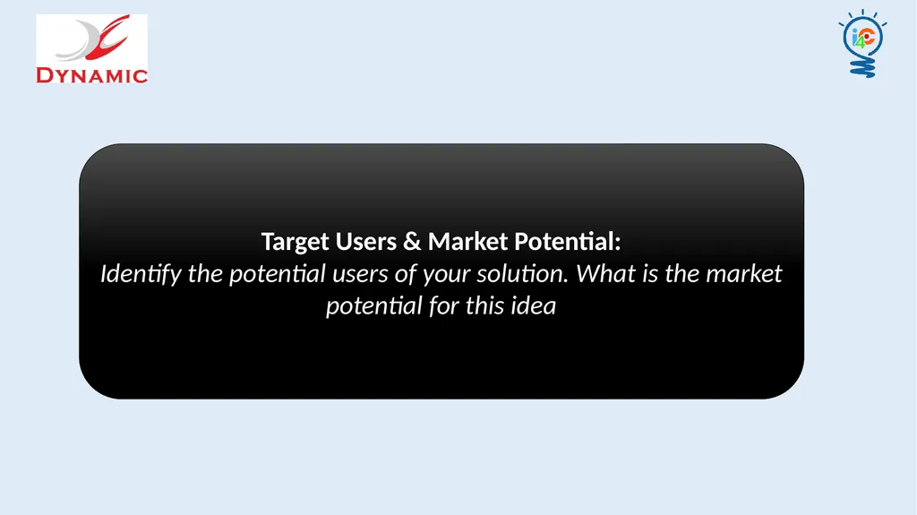 Dynamic Hackathon: Idea Submission Template - slide 9 of 11
