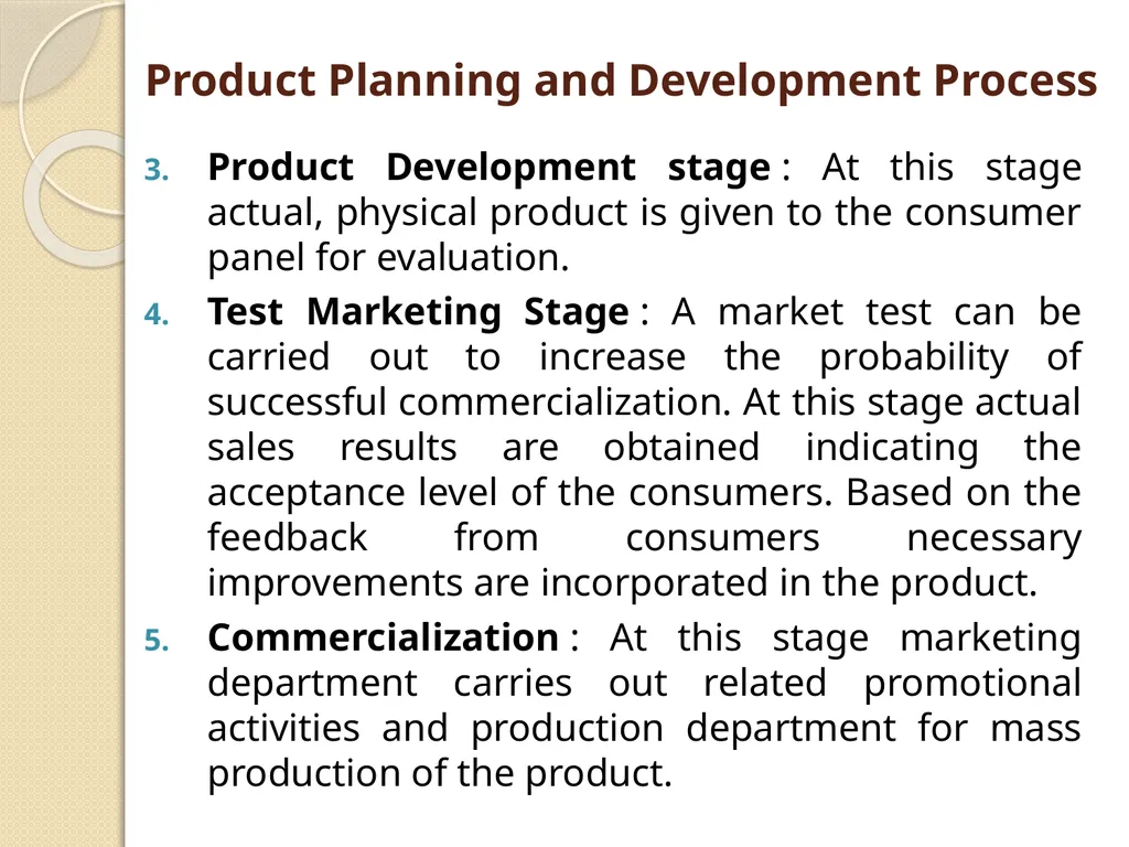 GENERATION, INCUBATION AND COMMERCIALIZATION OF - slide 7 of 7