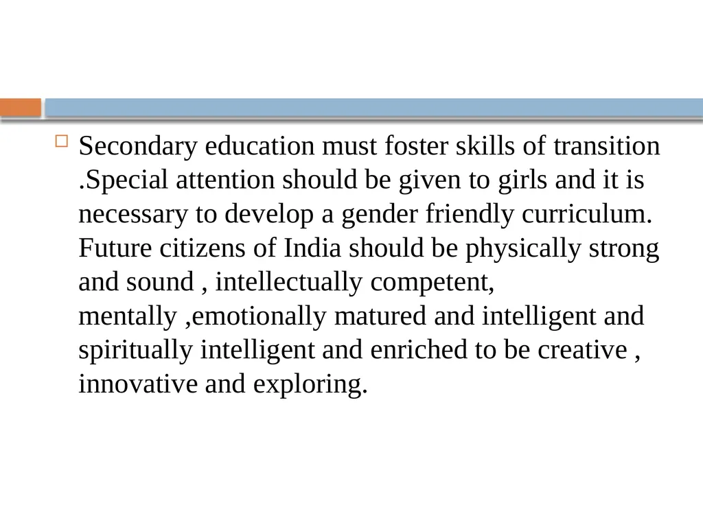UNIVERSALISATION OF SECONDARY EDUCATION NAZIR - slide 12 of 20