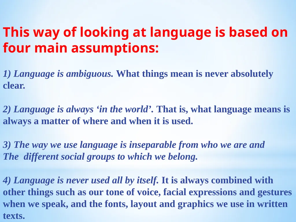 WHAT IS DISCOURSE ANALYSIS ? Discourse analysis - slide 3 of 23