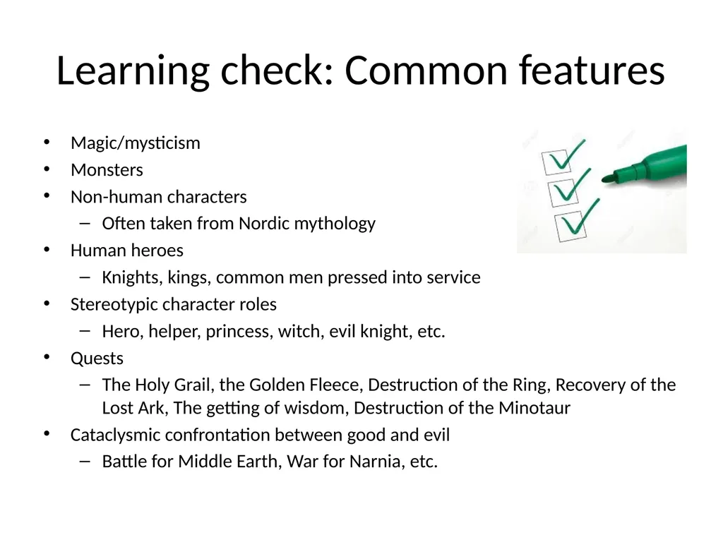 Learning Aim: Creating a fantasy world using the - slide 13 of 17