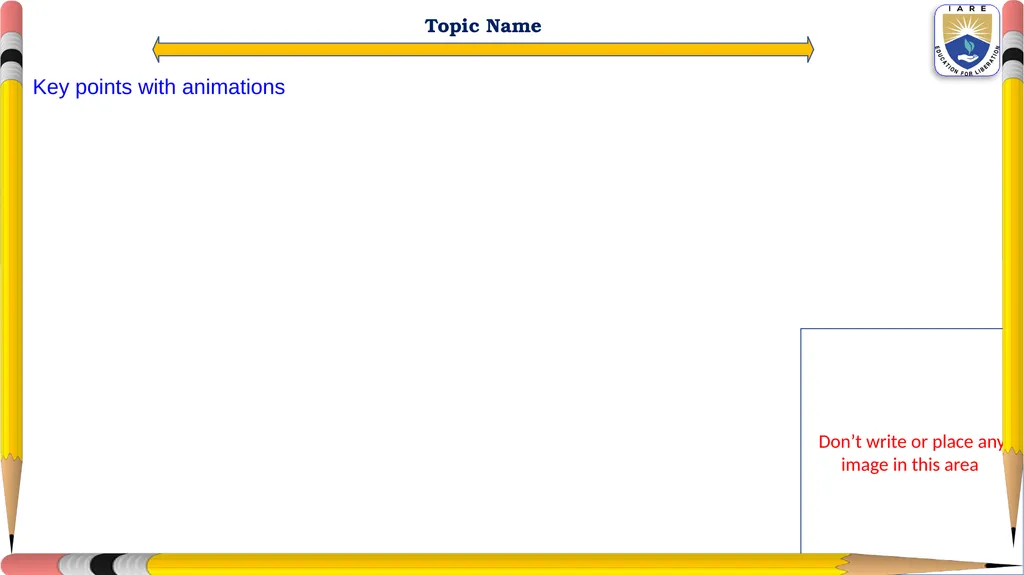 Key points with animations Topic Name Key points - slide 11 of 15