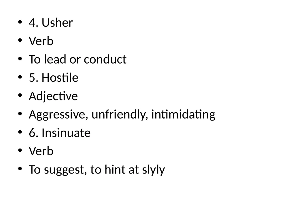 Vocabulary in Battle Royal How to Record Vocab - slide 4 of 7