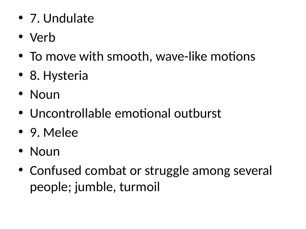 Vocabulary in Battle Royal How to Record Vocab - slide 5 of 7