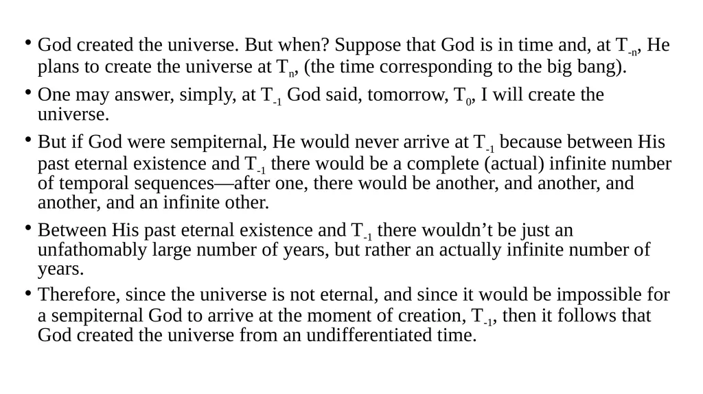 Some Issues Concerning God’s Nature and Attributes - slide 18 of 31