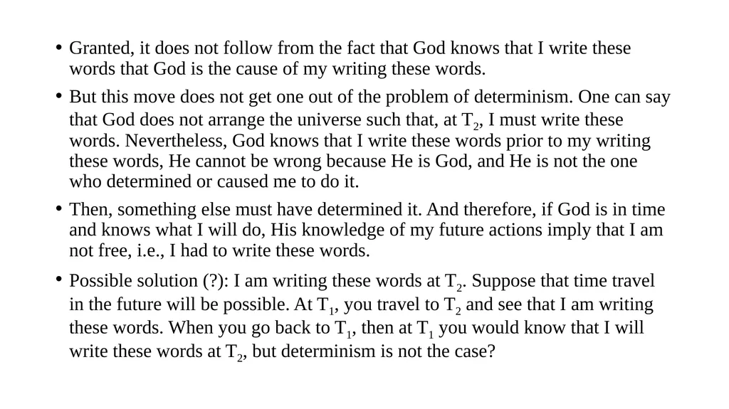 Some Issues Concerning God’s Nature and Attributes - slide 21 of 31