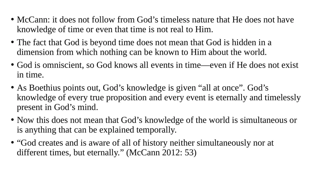 Some Issues Concerning God’s Nature and Attributes - slide 14 of 31