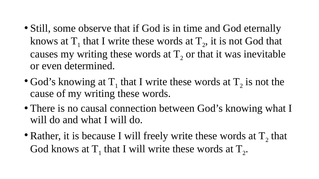 Some Issues Concerning God’s Nature and Attributes - slide 20 of 31