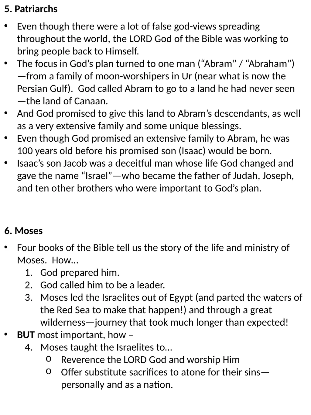 1. Creation 2. Fall “In the beginning” only God - slide 3 of 6