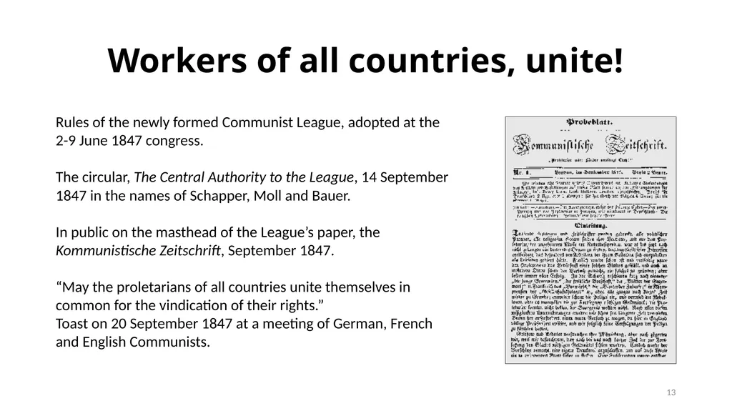Session 4: Class and revolution “The remarks on - slide 13 of 14