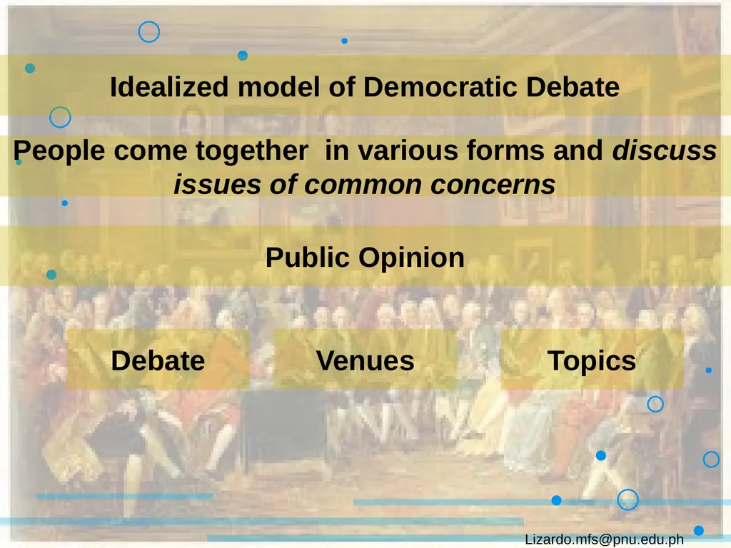 Habermas, the Public Sphere, and Democracy: A - slide 9 of 24