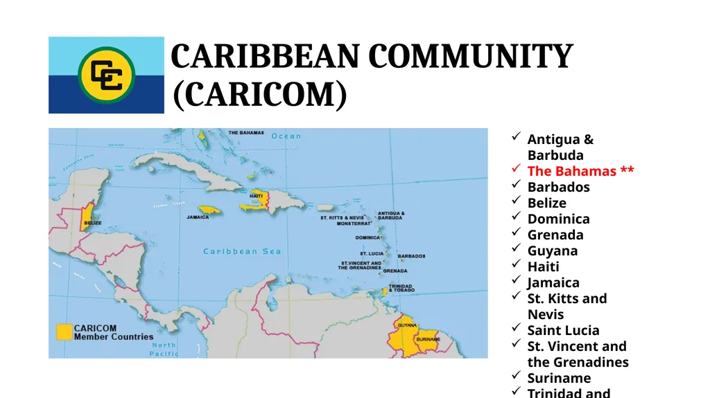 CARIBBEAN COMMUNITY (CARICOM) Antigua & Barbuda - slide 1 of 5