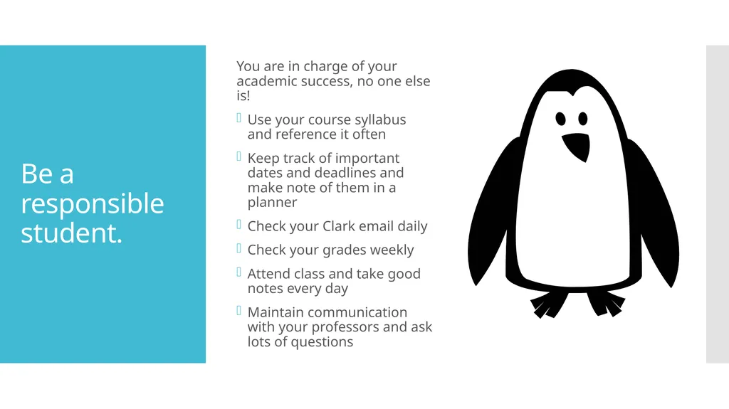 Running Start Student Success Creating behaviors - slide 5 of 9