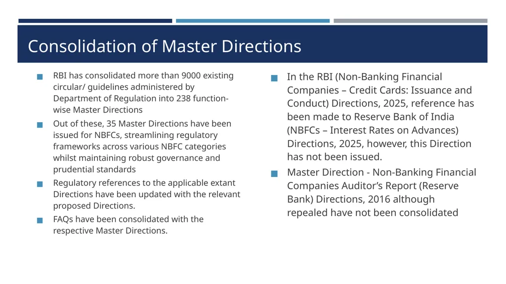 Type 1 NBFC exemption proposals Draft RBI - slide 22 of 25