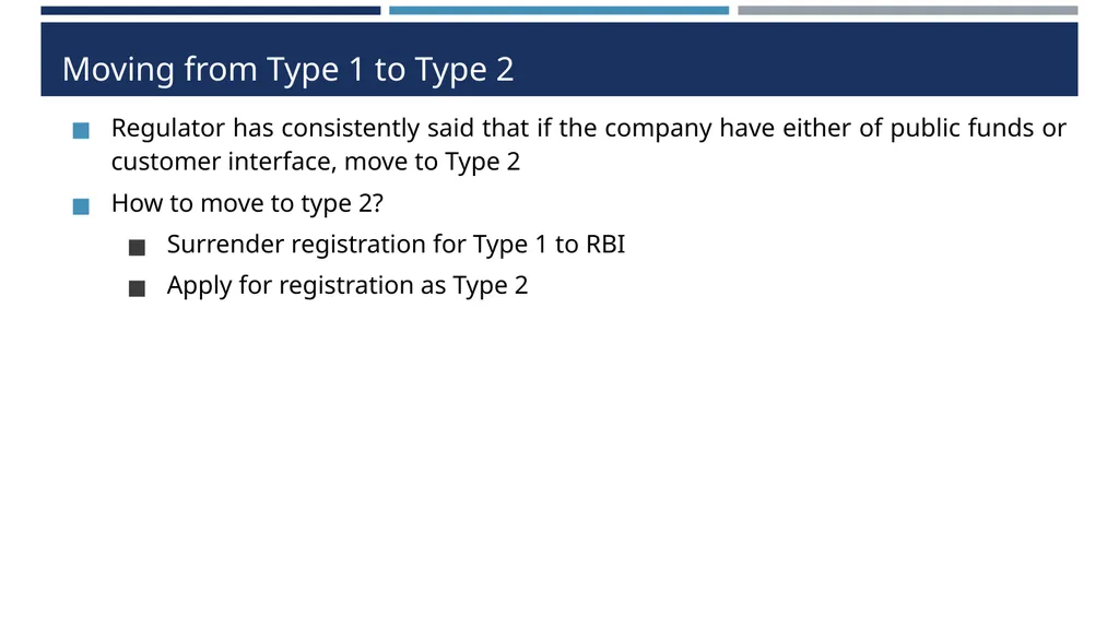 Type 1 NBFC exemption proposals Draft RBI - slide 14 of 25