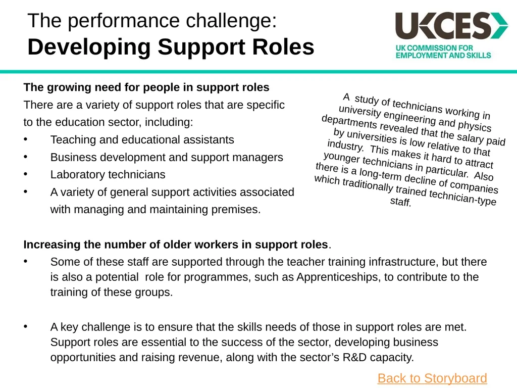 Sector Skills Insights: Education Introduction The - slide 12 of 16