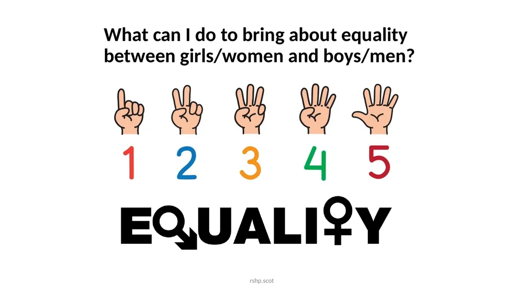 Gender Equality: Relationships I can talk about - slide 32 of 33