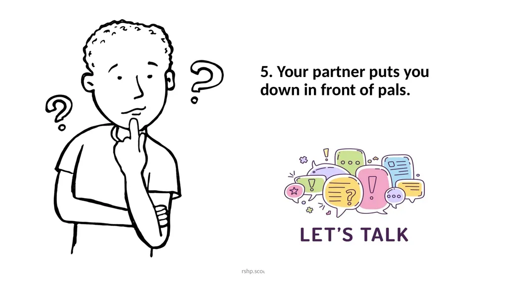 Gender Equality: Relationships I can talk about - slide 15 of 33