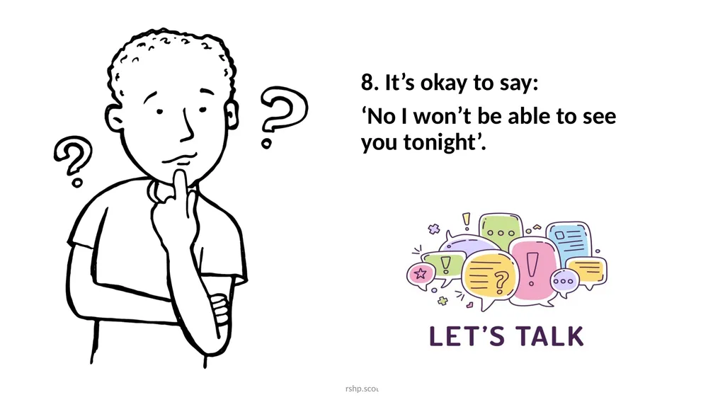 Gender Equality: Relationships I can talk about - slide 18 of 33