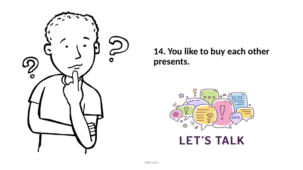 Gender Equality: Relationships I can talk about - slide 24 of 33