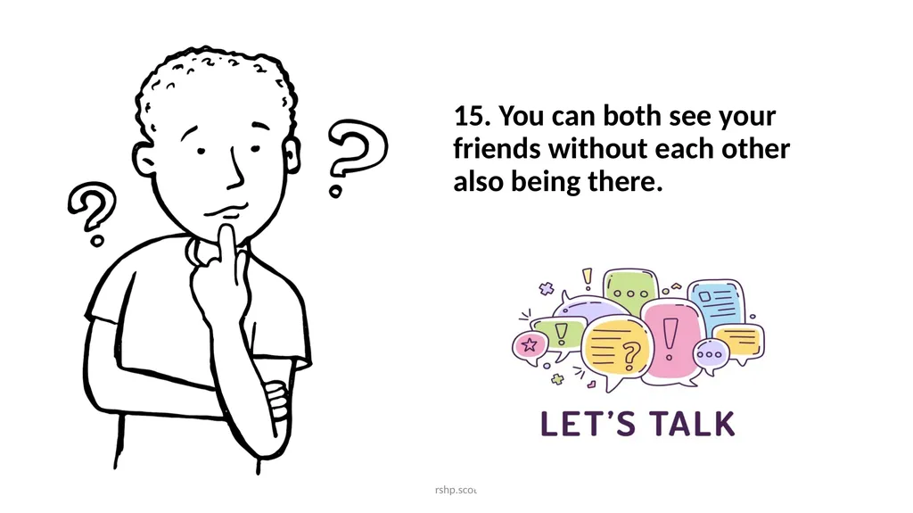 Gender Equality: Relationships I can talk about - slide 25 of 33