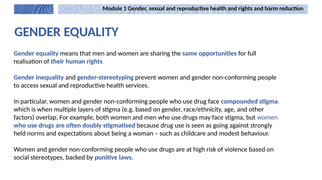 1 Module 1 Gender, sexual and reproductive health - slide 10 of 21