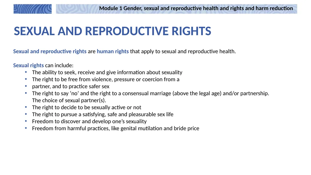 1 Module 1 Gender, sexual and reproductive health - slide 14 of 21