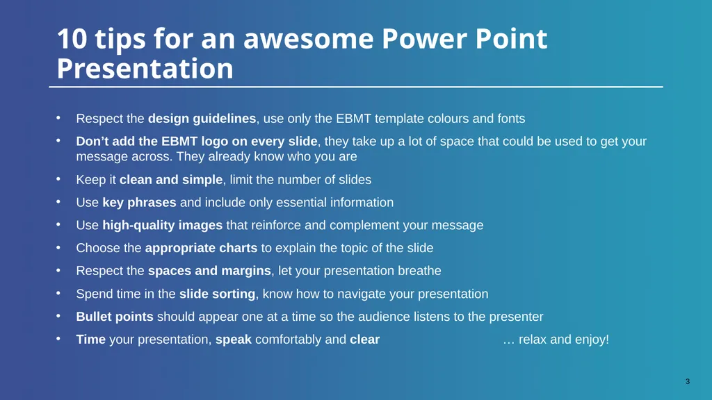This is your presentation title Design Guidelines - slide 3 of 21