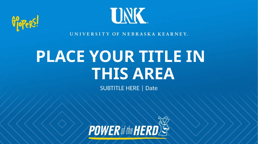 PLACE YOUR TITLE IN THIS AREA SUBTITLE HERE | Date - slide 1 of 3