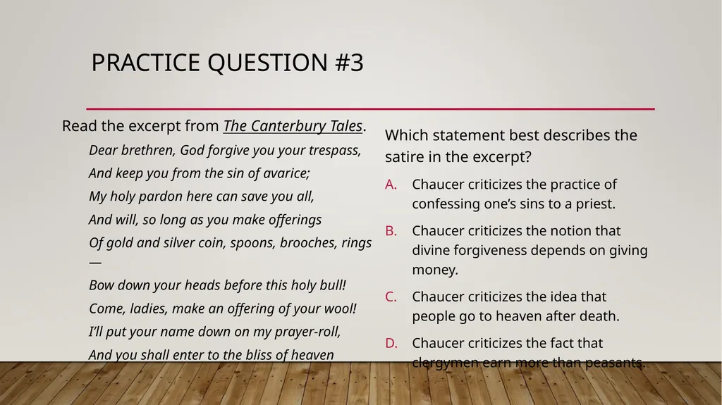 THE PARDONER’S TALE Prepared By- Dr. Sanchaita - slide 11 of 11