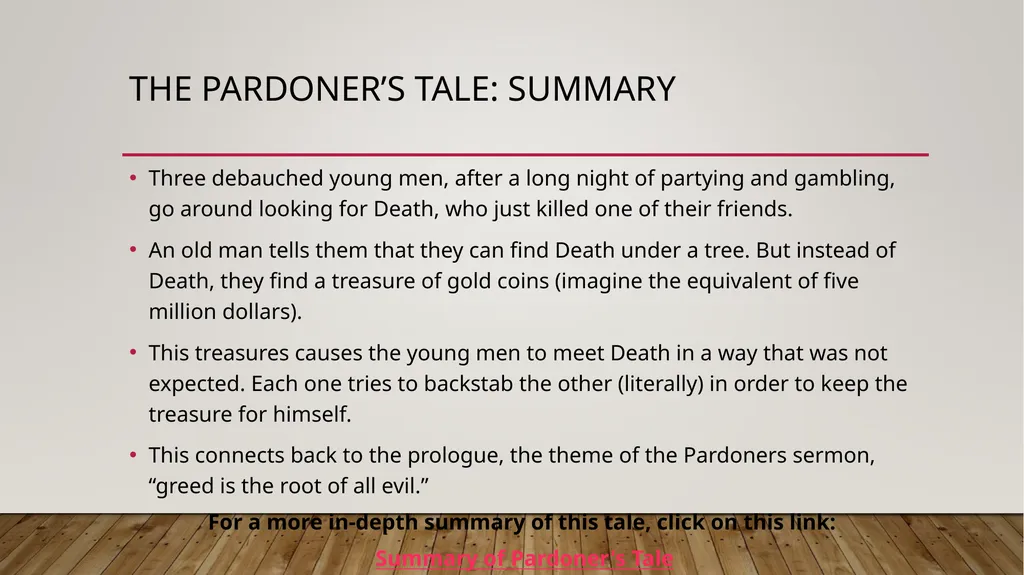 THE PARDONER’S TALE Prepared By- Dr. Sanchaita - slide 7 of 11