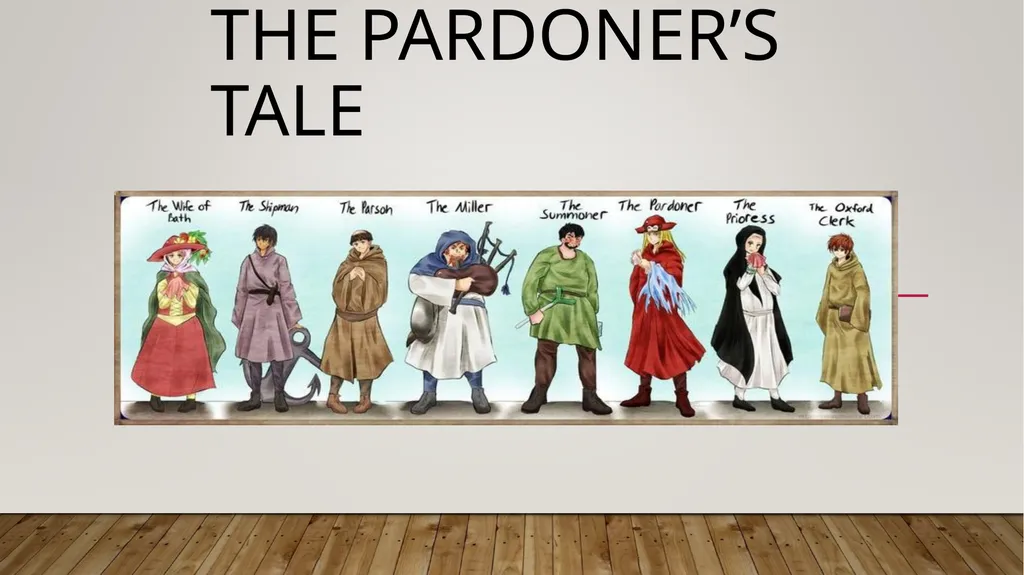 THE PARDONER’S TALE Prepared By- Dr. Sanchaita - slide 2 of 11