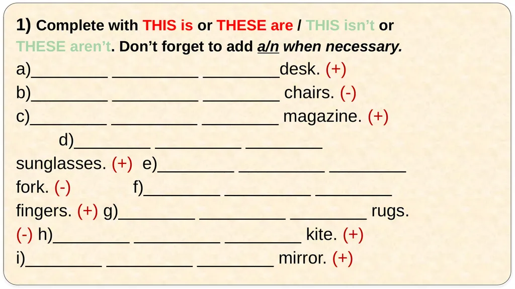 This That These Those By TeacherDaiana - slide 14 of 17