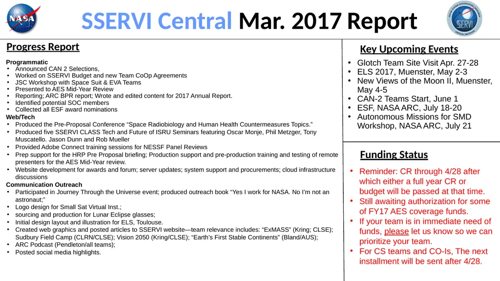NAI Monthly Report #Team Name# - #Month reporting - slide 4 of 4