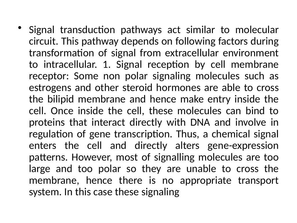 CELL SIGNALLING “Cell signalling is the process by - slide 11 of 19