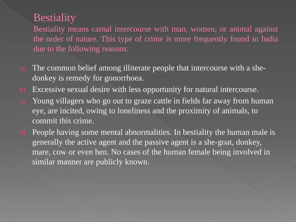 COMMON OFFENCES AGAINST ANIMALS IN INDIA Dr. Imran - slide 6 of 21