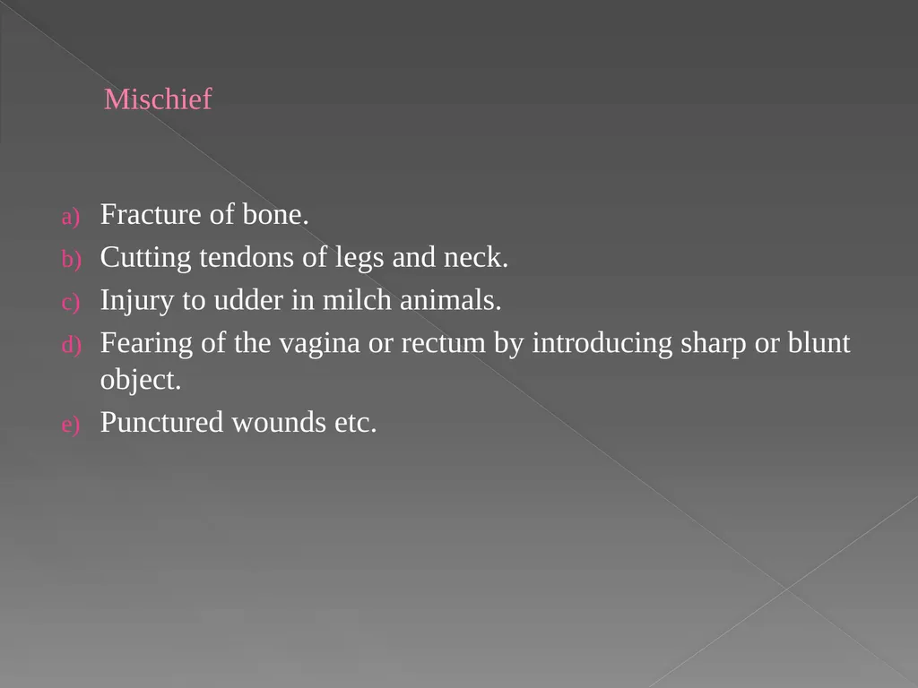 COMMON OFFENCES AGAINST ANIMALS IN INDIA Dr. Imran - slide 4 of 21