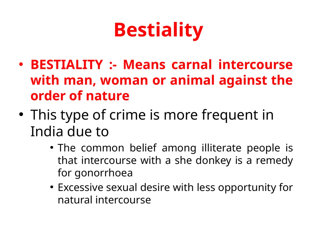 Common Offences Against Animals in India Dr. Vivek - slide 7 of 17