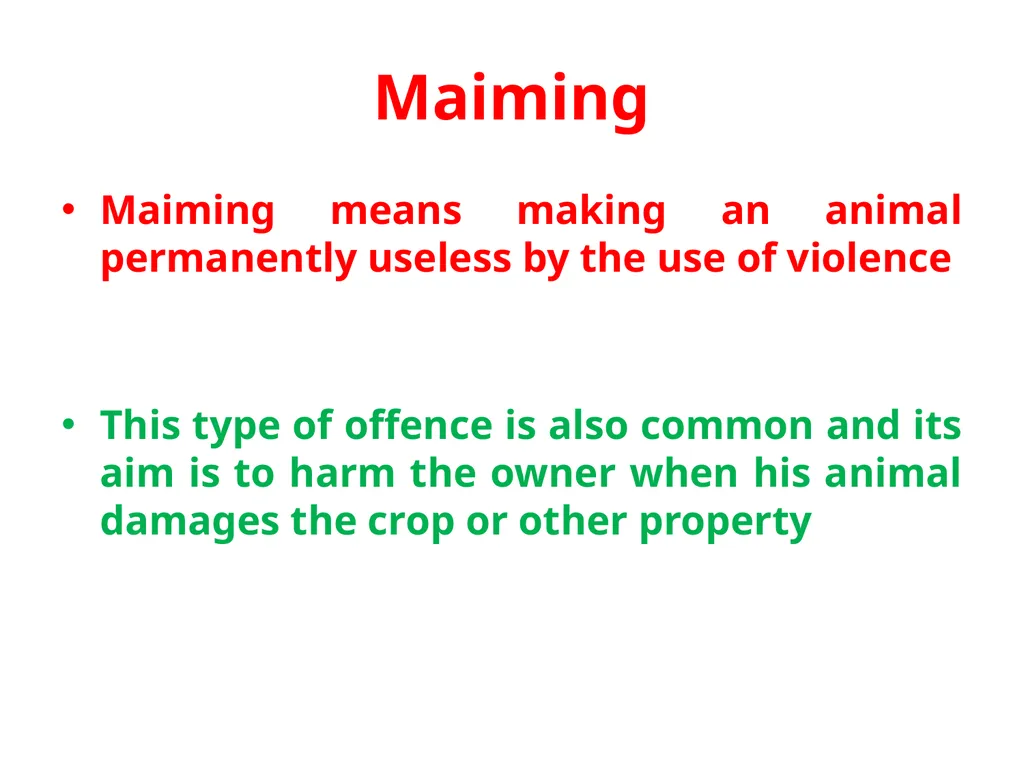 Common Offences Against Animals in India Dr. Vivek - slide 4 of 17