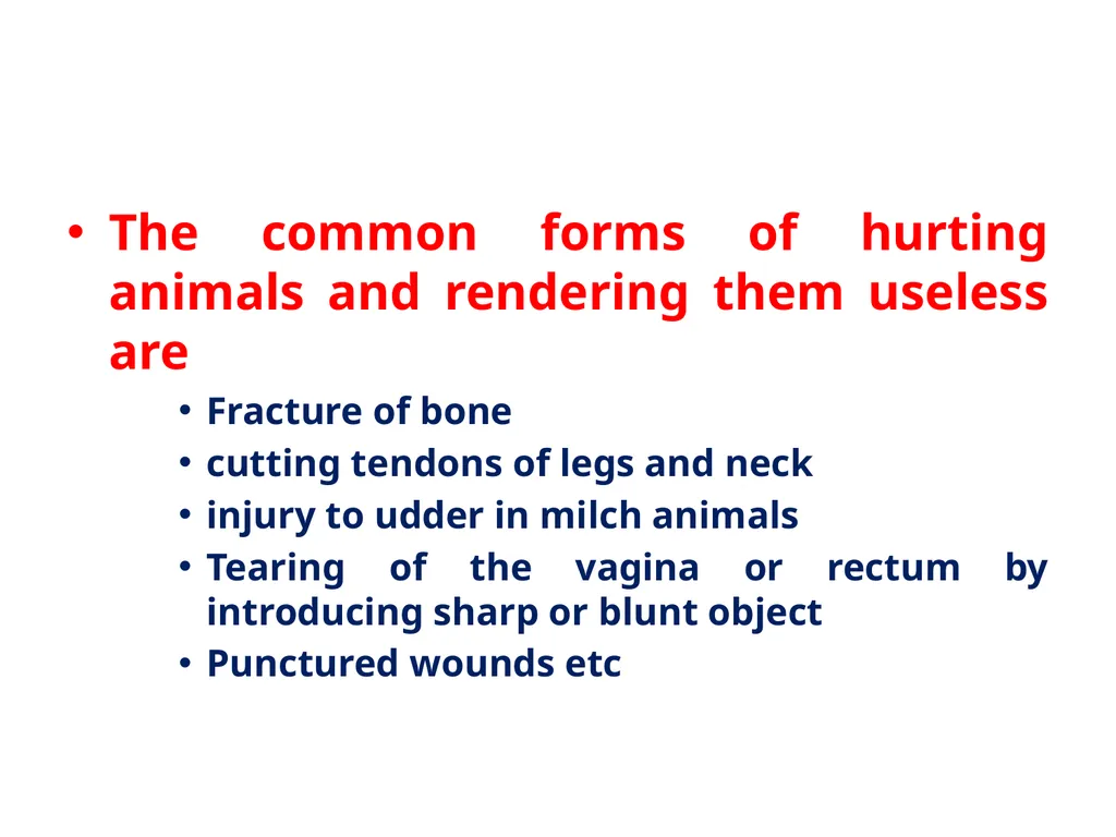 Common Offences Against Animals in India Dr. Vivek - slide 5 of 17