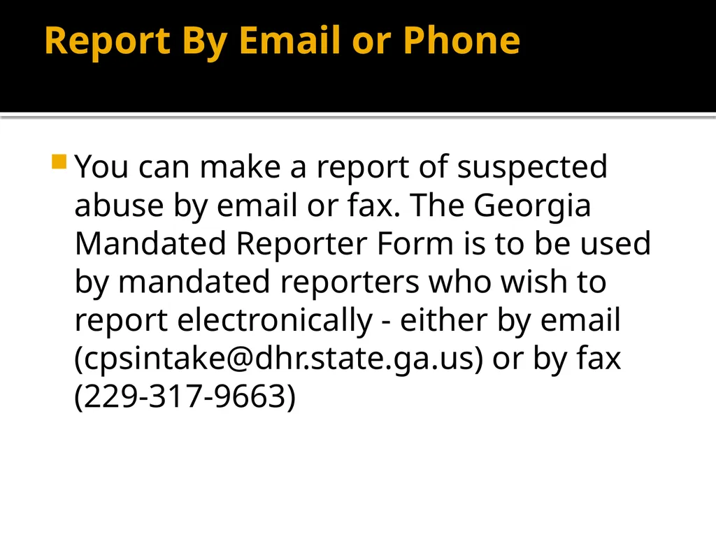 Mandatory Reporter Training for Camp Staff Working - slide 36 of 41