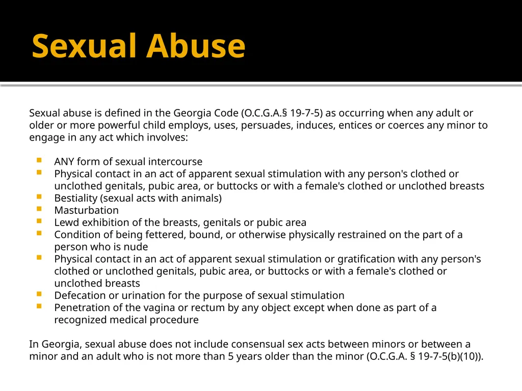 Mandatory Reporter Training for Camp Staff Working - slide 23 of 41
